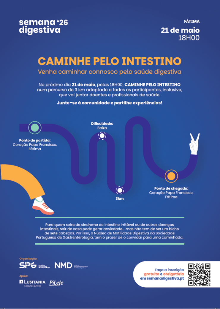 Caminhe pelo Intestino Flyer